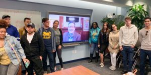 Senior VP Lectures to Hospitality Students Via Skype