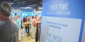 The Deck Hosts Tybee Time Business Connection