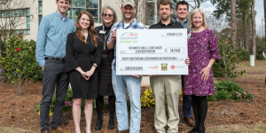 Enmarket Savannah Bridge Run Presents Donation to The Nancy N. and J.C. Lewis Cancer and Research Pavilion