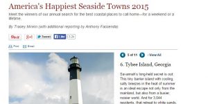 Tybee Island Receives Two Summer Accolades