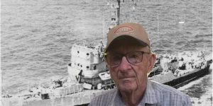Veteran Who Served on Savannah-Built Ship Visits MLK Visitor Center