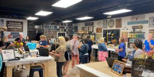 Board & Brush Creative Studio Host August's Business on the Move