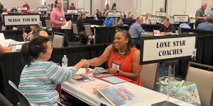 Visit Savannah's Director of Domestic Group Tours Networks at Georgia Motorcoach Operators Association Conference