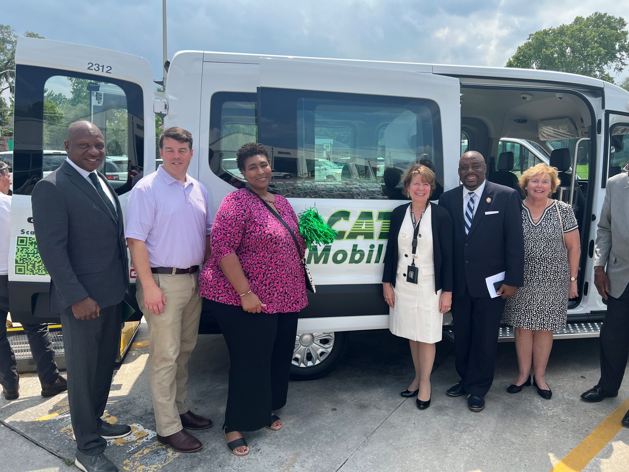 Chamber Team Tours Chatham Area Transit's New Electric Paratransit