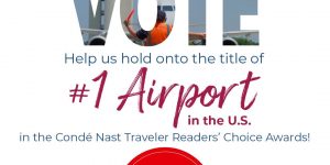 Vote for SAV as #1 Airport in the Condé Nast Traveler 2024 Readers' Choice Awards