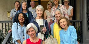 Visitor Information Center Staff Visits Harper Fowlkes House to Hear Updates