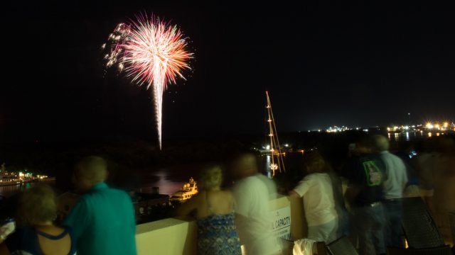 Fireworks from the Rooftop
