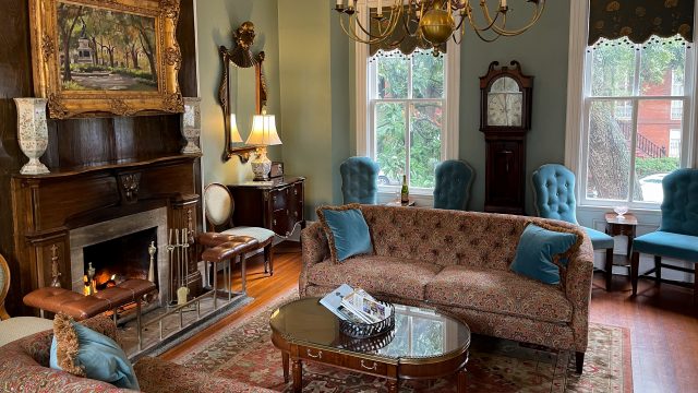 Parlor at The Eliza Thompson House