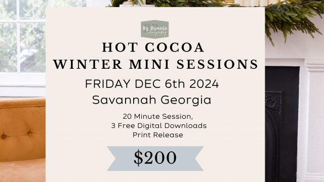 Hot Cocoa Winter Mini Photo Sessions