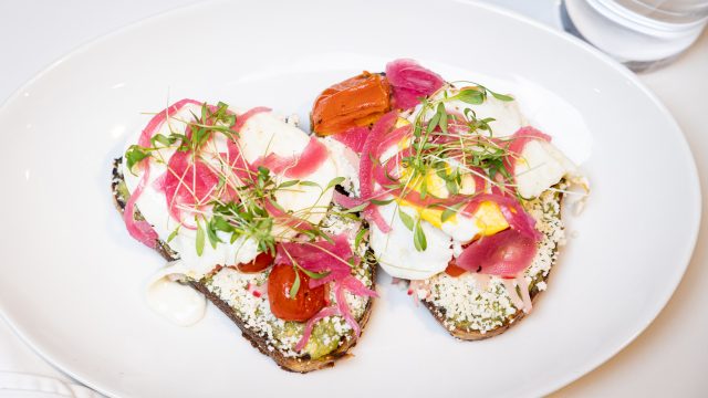 Avocado toast at Turbine Market + Cafe